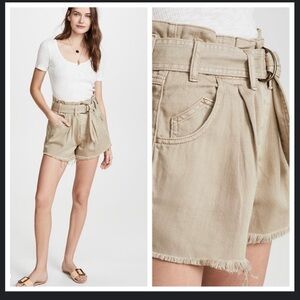 Free People We The Free See You Sometime Cut Off Shorts in Salt Marsh Size Small